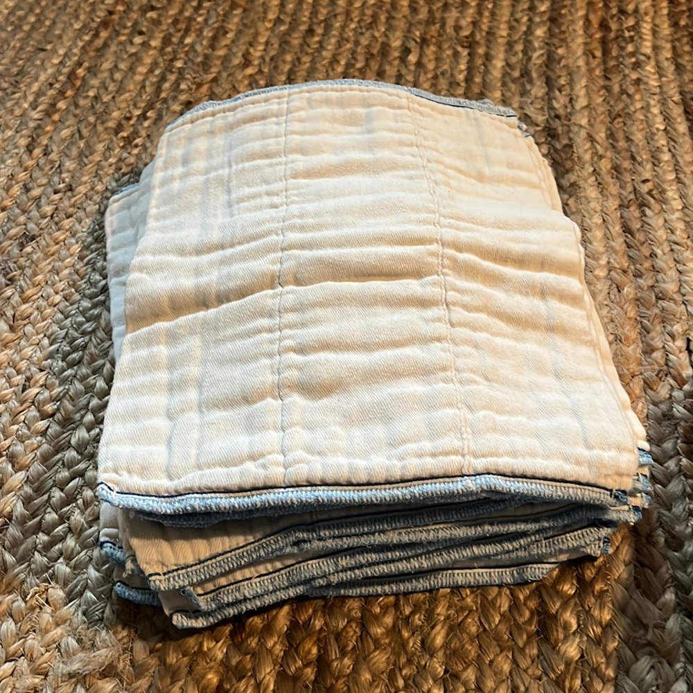 Oso cozee organic unbleached cloth prefold diapers